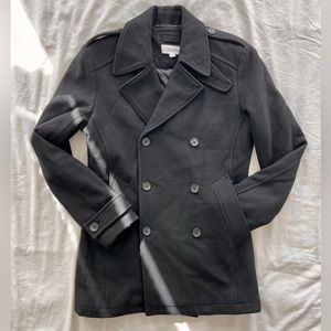 Calvin Klein Men’s Black Peacoat [Size: Small]